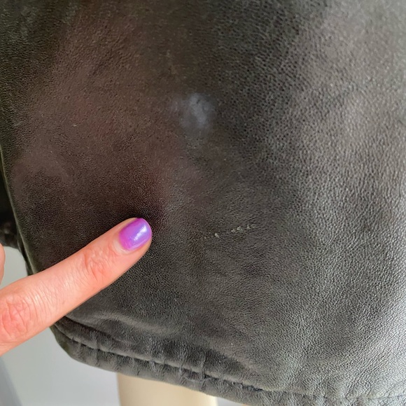 80’s distressed leather jacket - Picture 5 of 10